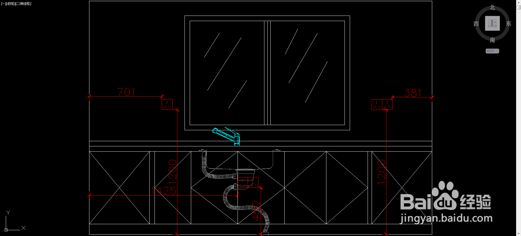 CAD厨房橱柜设计方案分享5