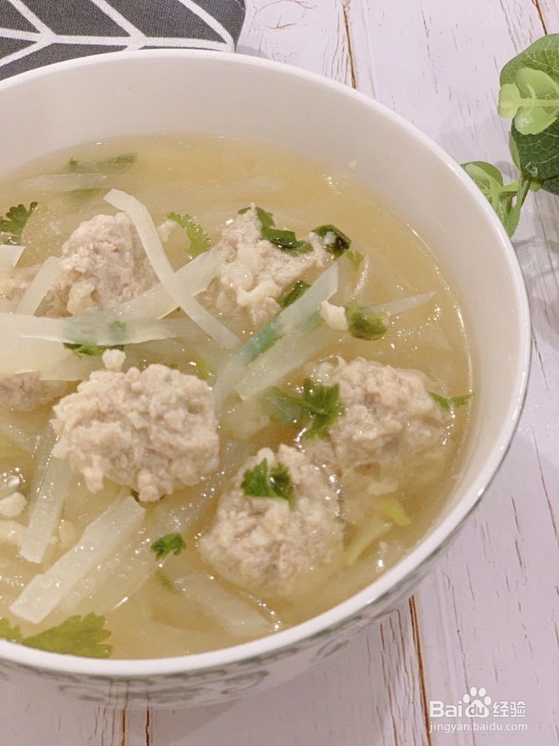 萝卜丸子汤——秋日必吃
