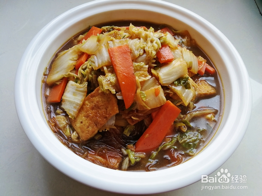 不可思议的白菜豆腐炖粉条
