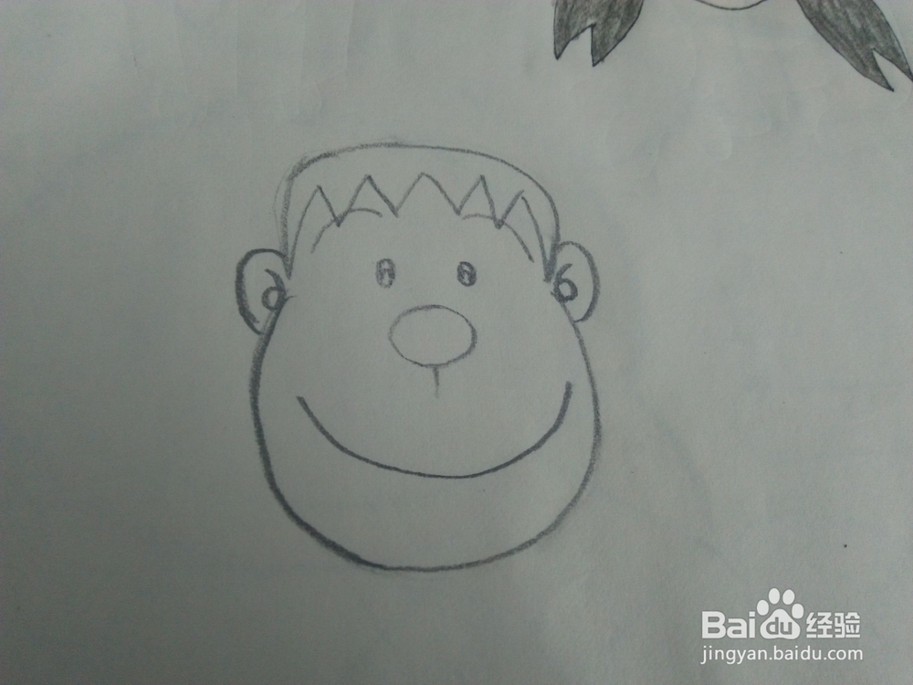 机器猫里的胖虎怎么画