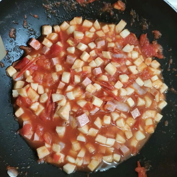 西红柿虾仁意大利面