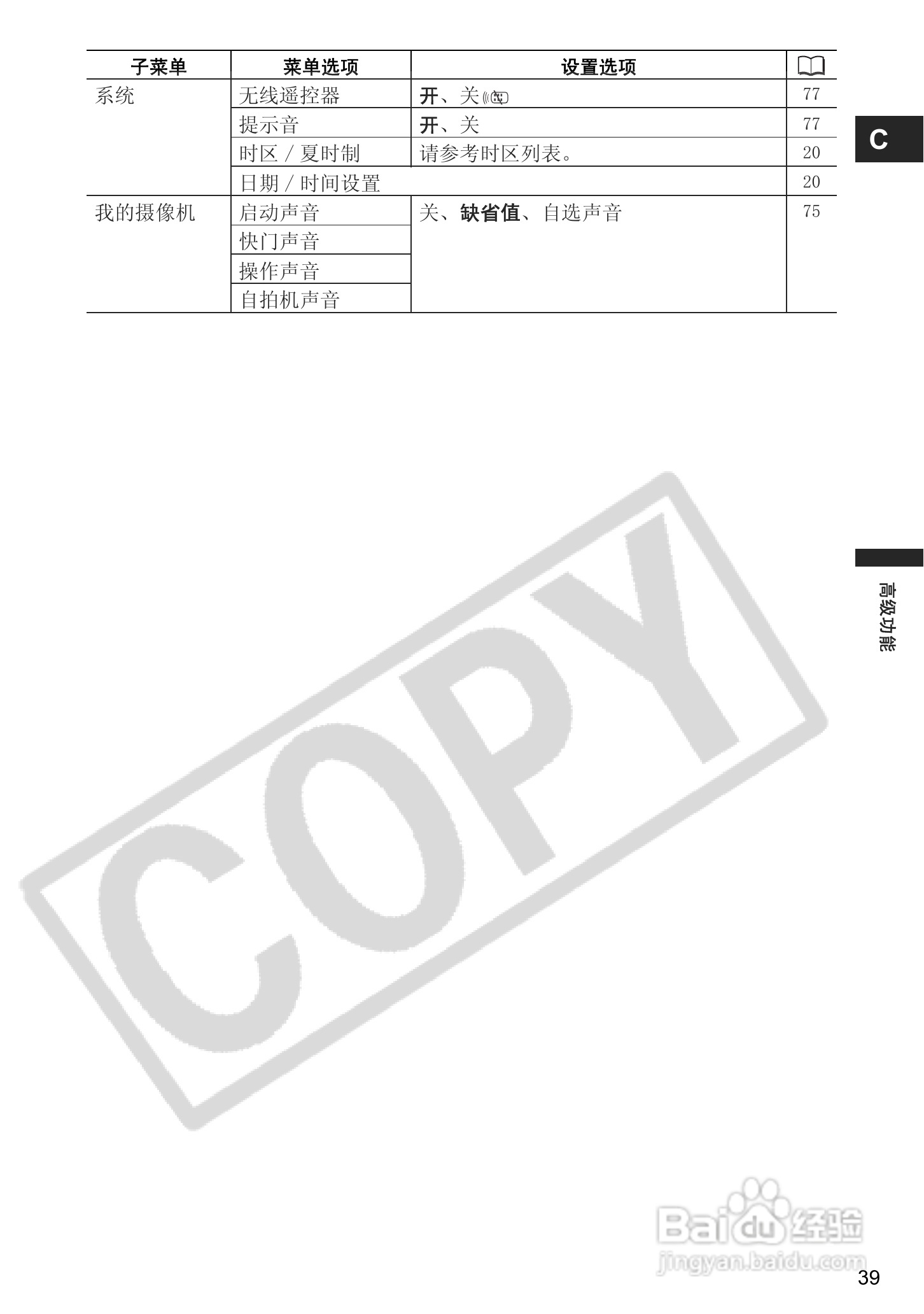 佳能MVX300数码摄像机使用说明书:[4]