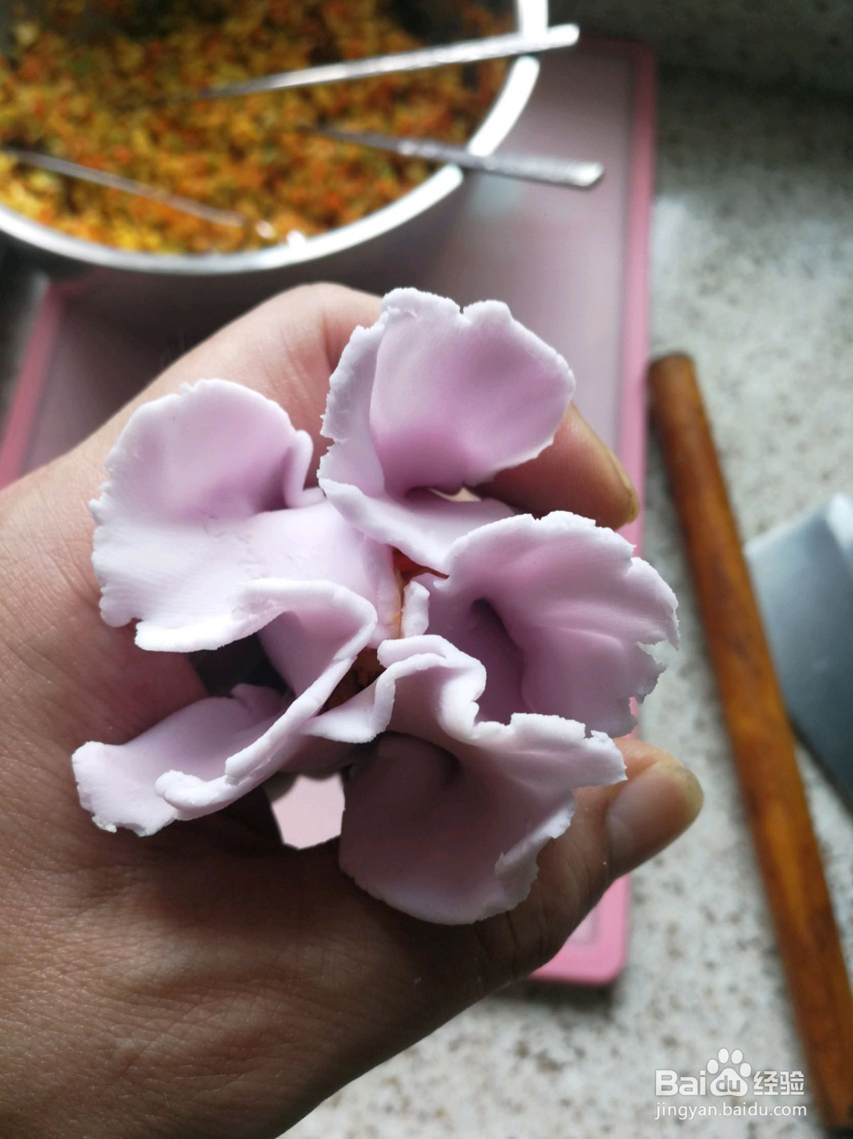 樱花水晶虾饺的做法