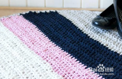 钩门口地垫教程