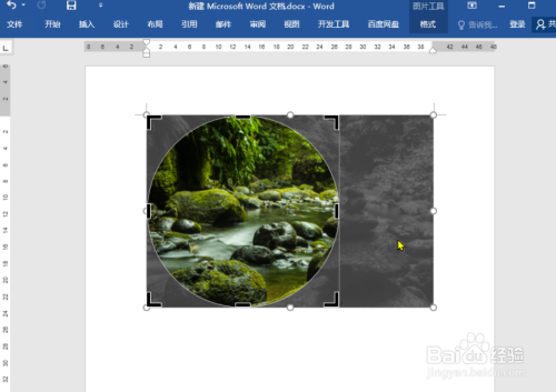 word文档怎么把方形图片变为圆形
