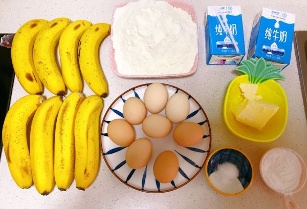 超松软香蕉华夫饼