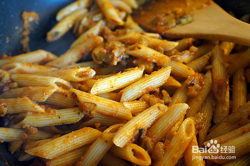 番茄茄子意面的做法