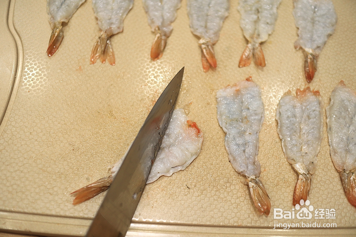 双味脆嫩炸虾排的做法