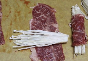 怎样做金针菇牛肉卷