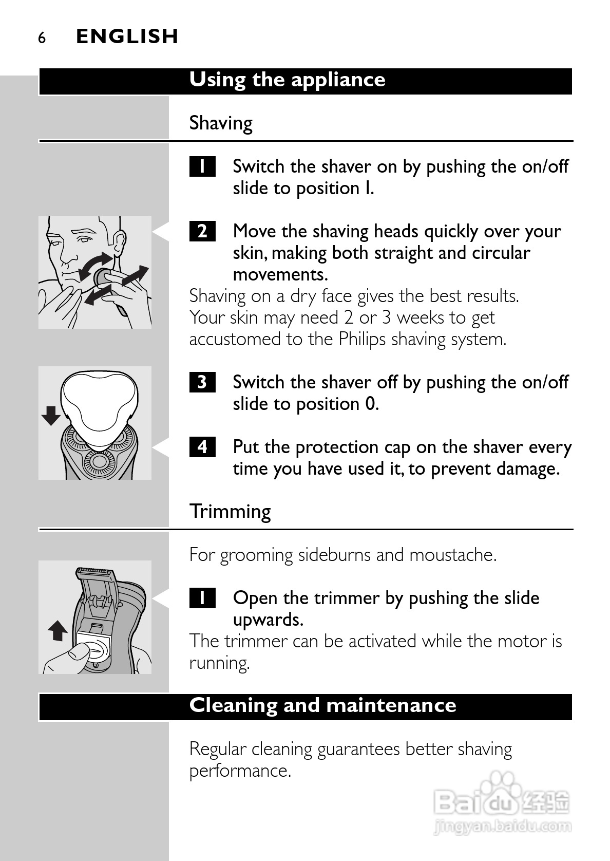 飞利浦HQ6831电动剃须刀使用说明书:[1]