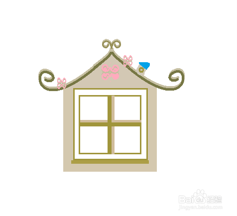 小房子简笔画①