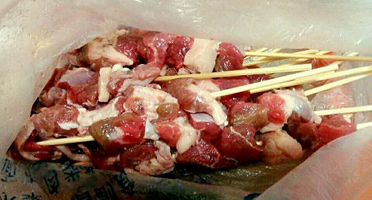 家庭版羊肉串