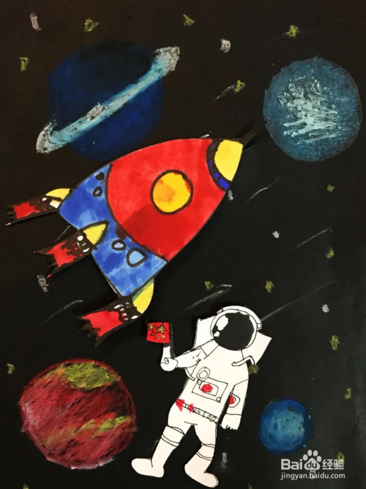 科幻画手抄报简单好看