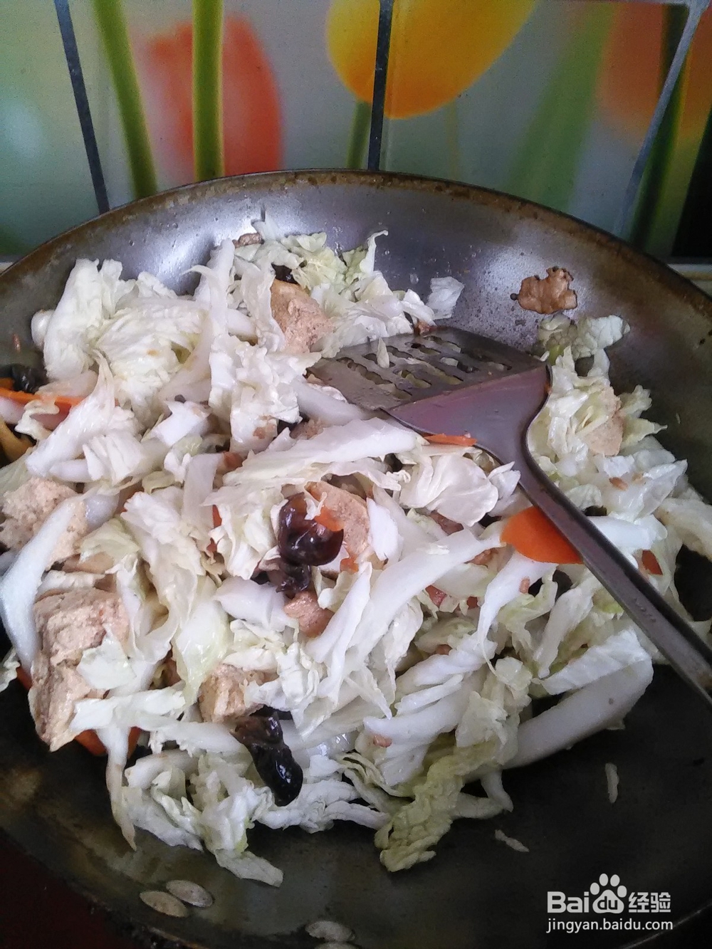 全家菜——大白菜木耳猪肉炖冻豆腐