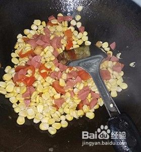 热狗玉米粒怎么炒美味