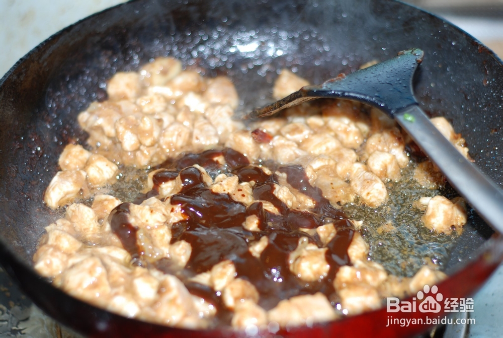 酱香浓郁下饭菜——酱爆鸡丁