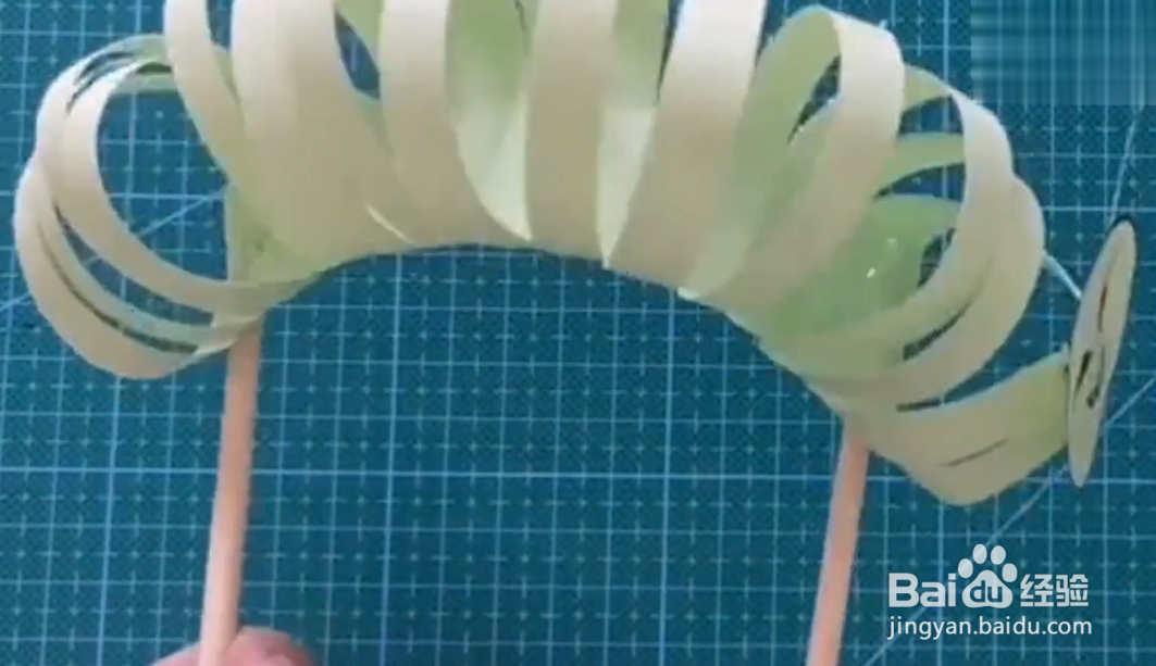 如何制作会走的毛毛虫