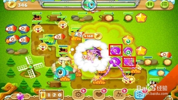 保卫萝卜2第21关金萝卜攻略