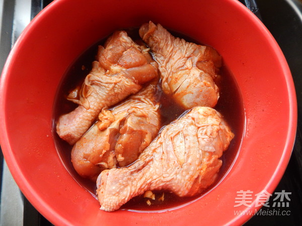 孜然料烤鸡腿