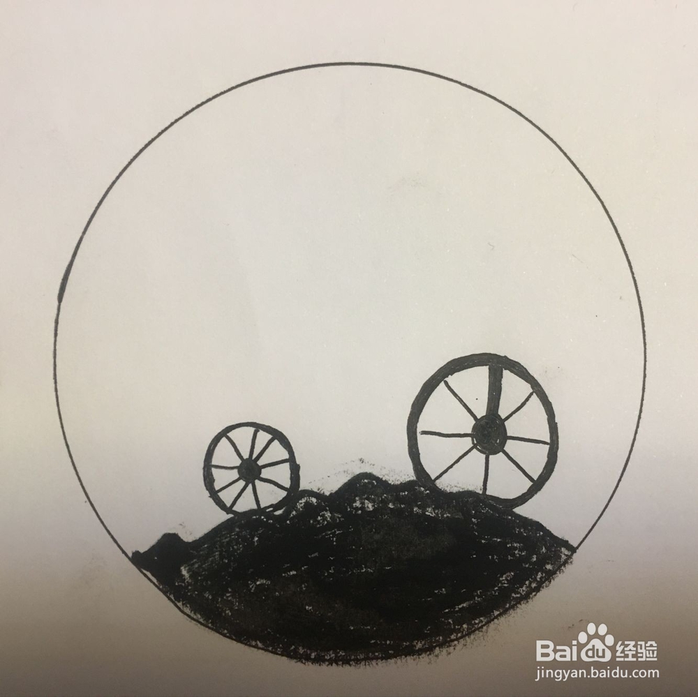 儿童蜡笔画——自制
