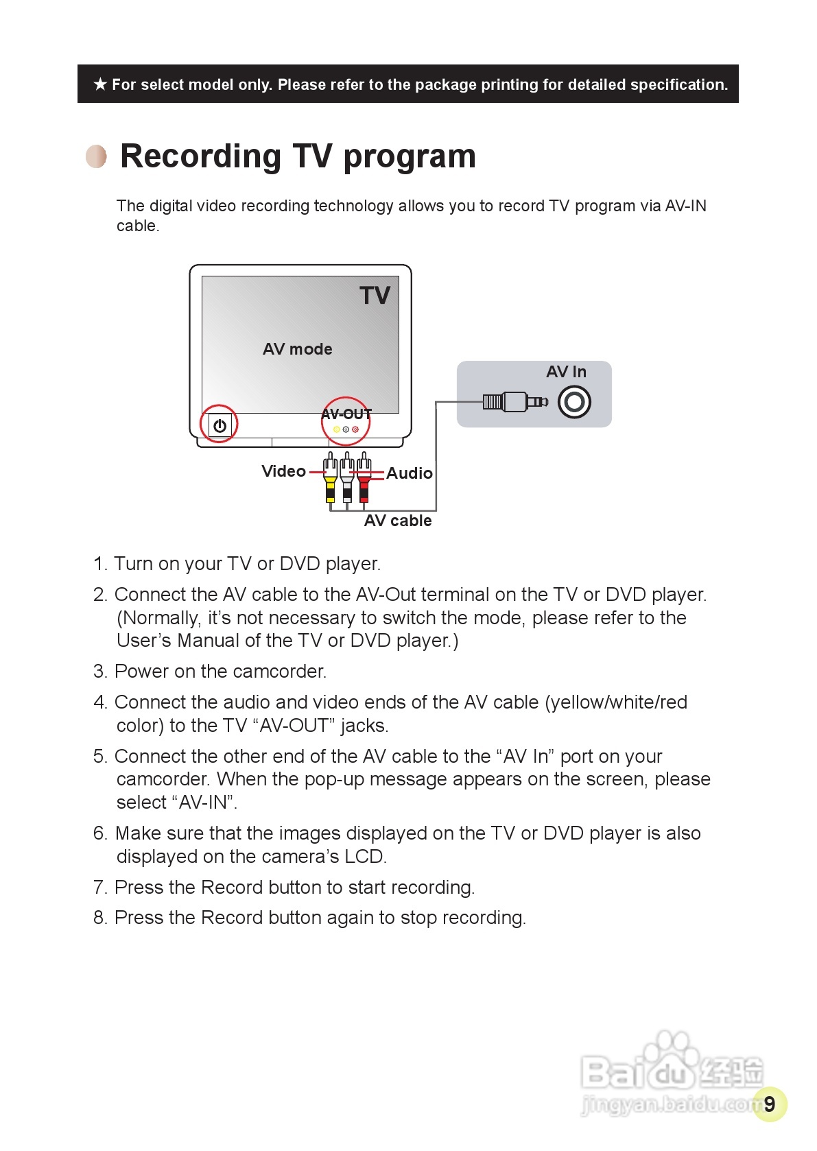 爱普泰克AHD-2数码摄像机使用说明书:[2]
