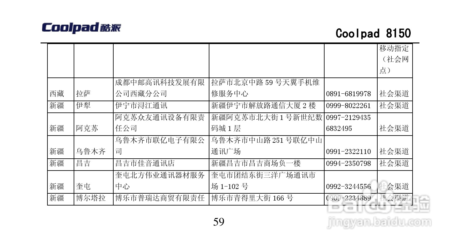 酷派 Coolpad 8150手机说明书:[11]