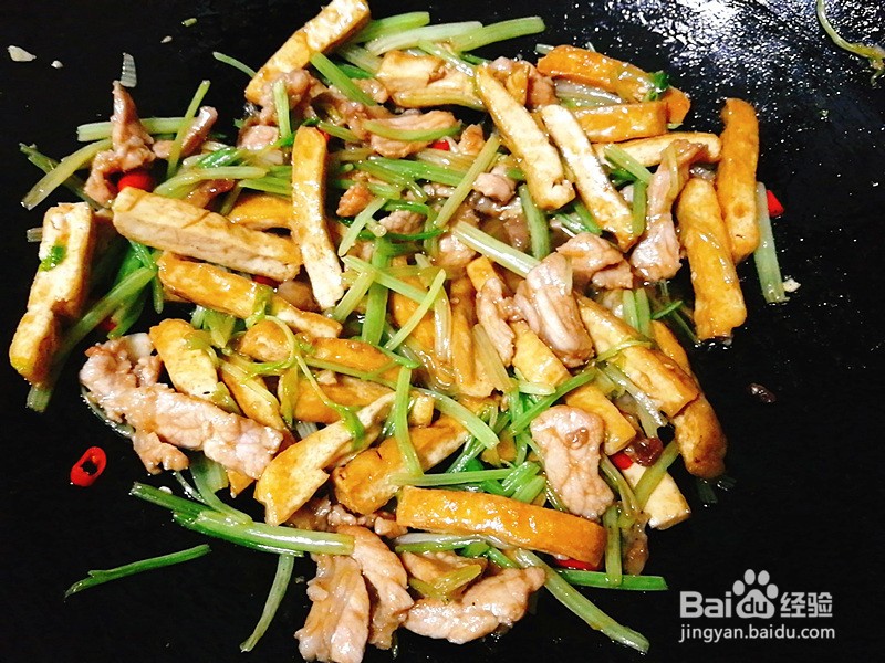 香干和什么一起炒好吃