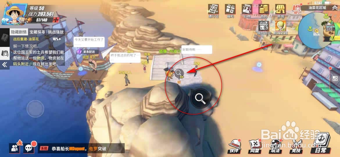 航海王热血航线战后重建油菜花任务怎么做