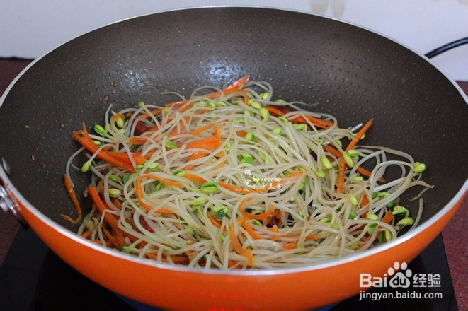 泡椒豆芽菜的做法
