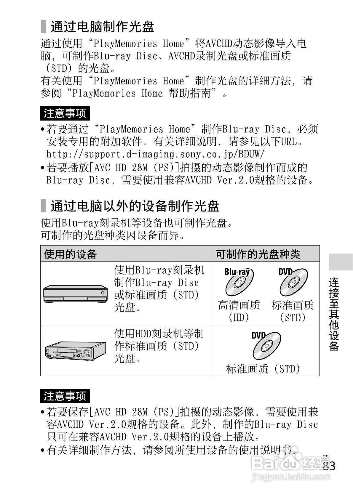 SONY索尼DSC-HX300数码相机说明书:[9]