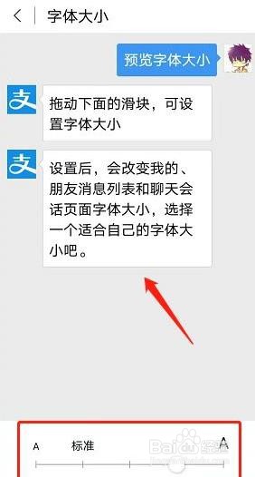 支付宝如何调整字体大小