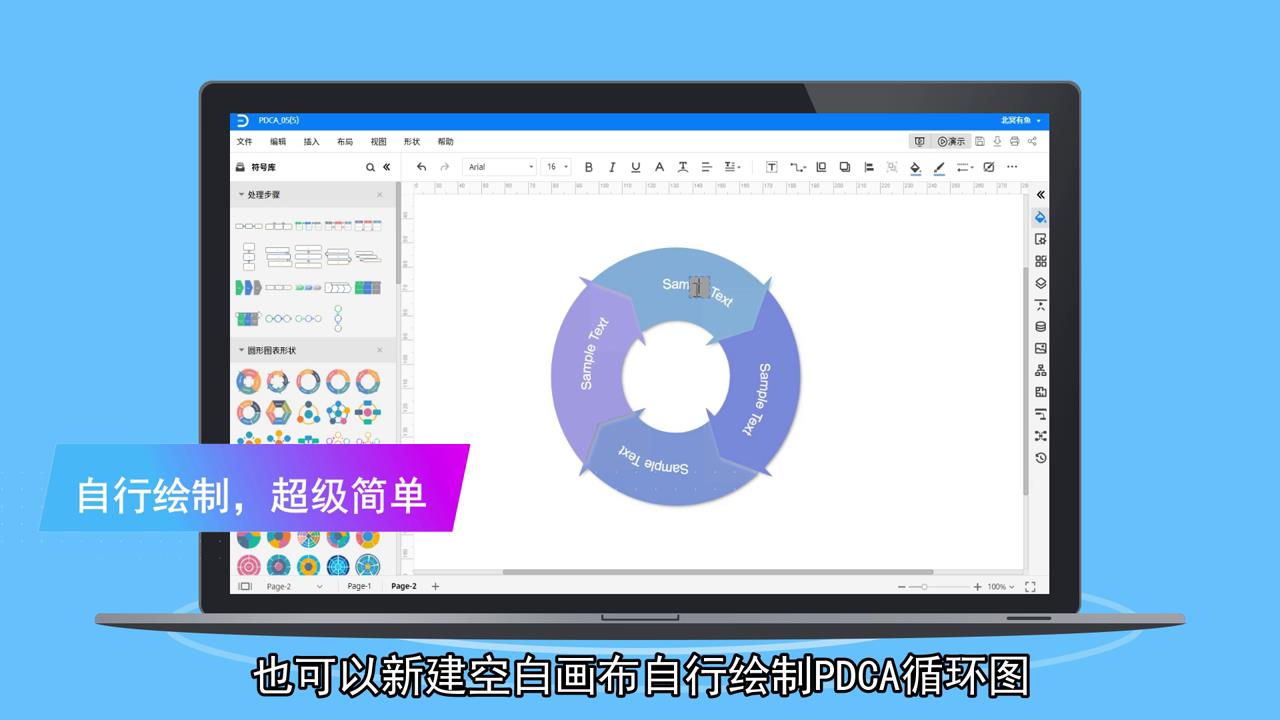 怎样快速画PDCA循环图