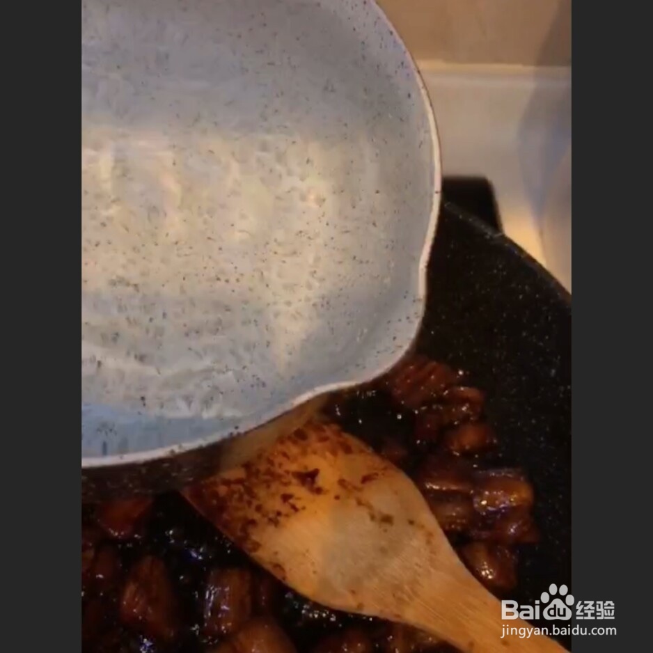 无油红烧肉教程