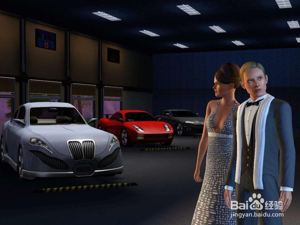 模拟人生3怎么买车