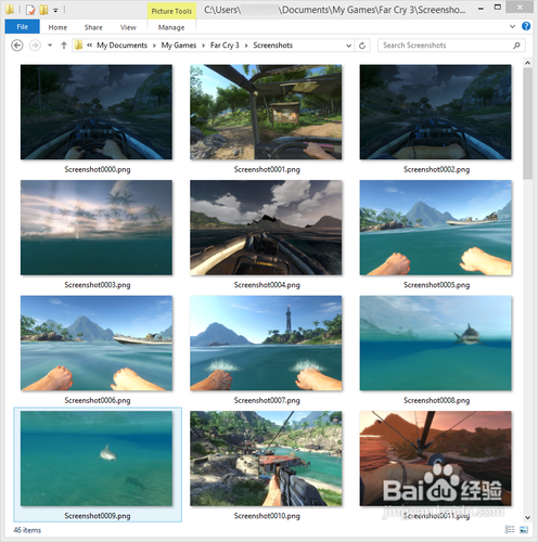 在《孤岛惊魂3》游戏中如何截屏