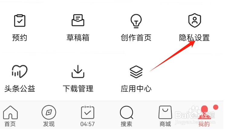 头条搜索极速版查看《应用权限说明》的方法？