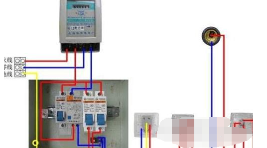 开关插座在一起的怎么接电,电线就一根火线,一根零线,还要控制一个灯泡,