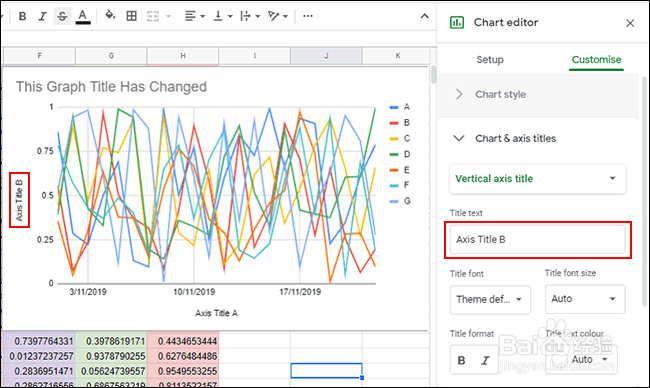 如何在Google表格中创建图形
