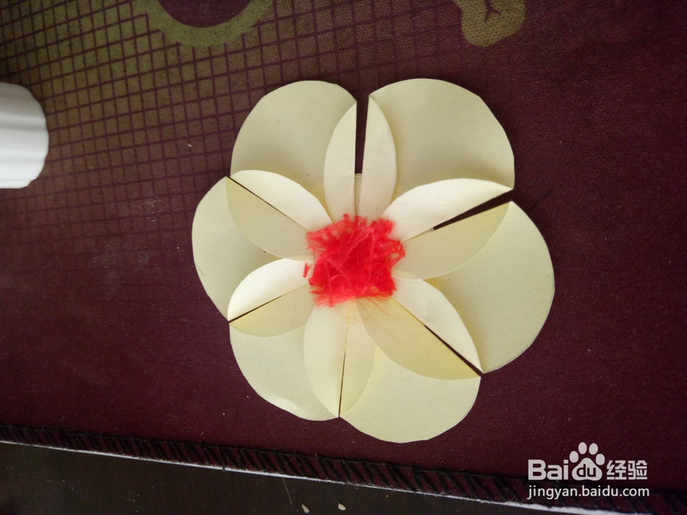 简单圆圈小花的做法