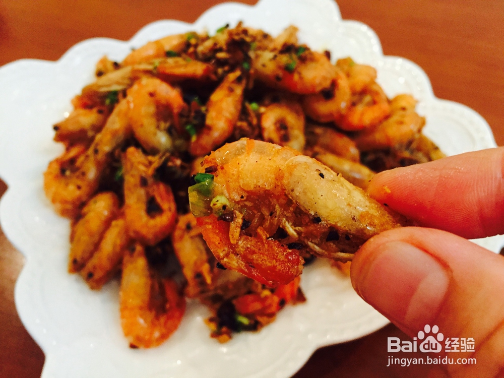 海鲜教程之蒜香椒盐河虾的做法