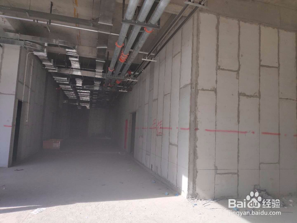 聚苯颗粒隔墙板安装图解