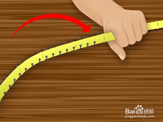 弯曲竹子的技巧