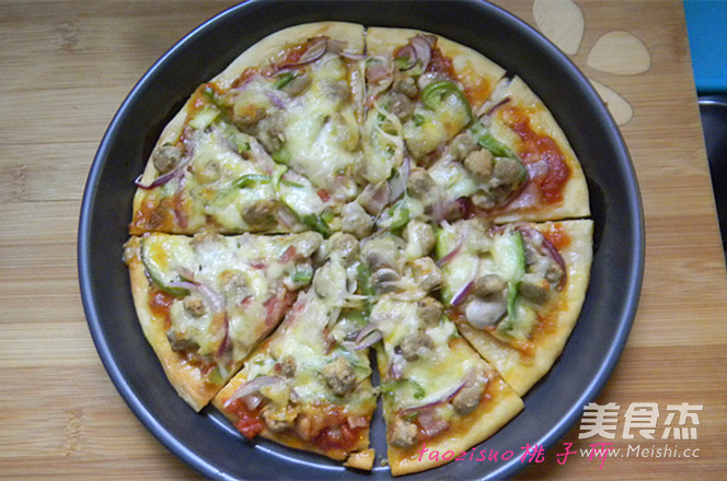 培根牛肉粒匹萨