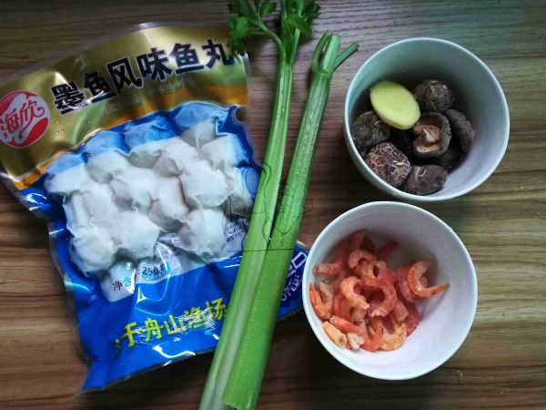 香菇虾米焖鱼丸