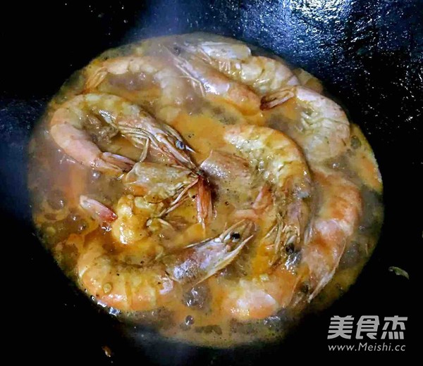 番茄㸆海虾的做法