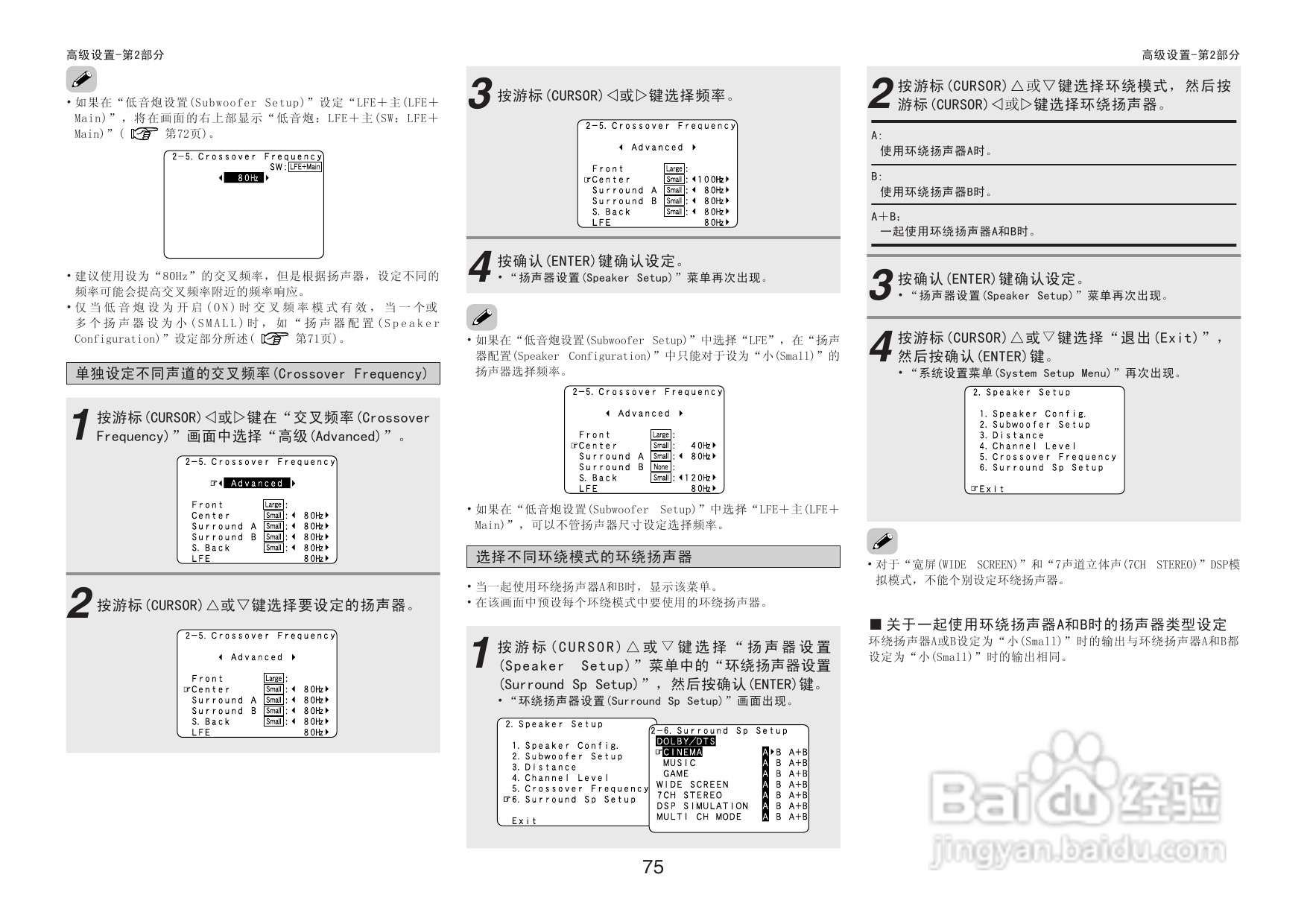 DENON收音环绕扩音机AVR-3806操作说明书:[4]