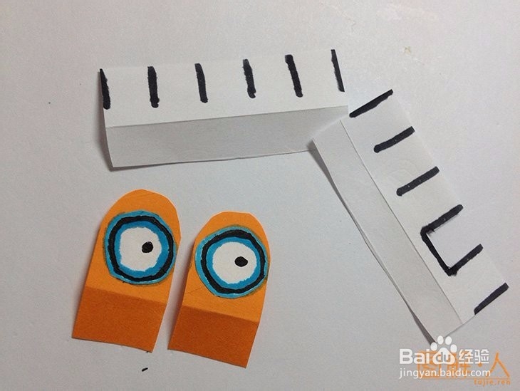 大嘴怪手指玩偶折纸图解教程