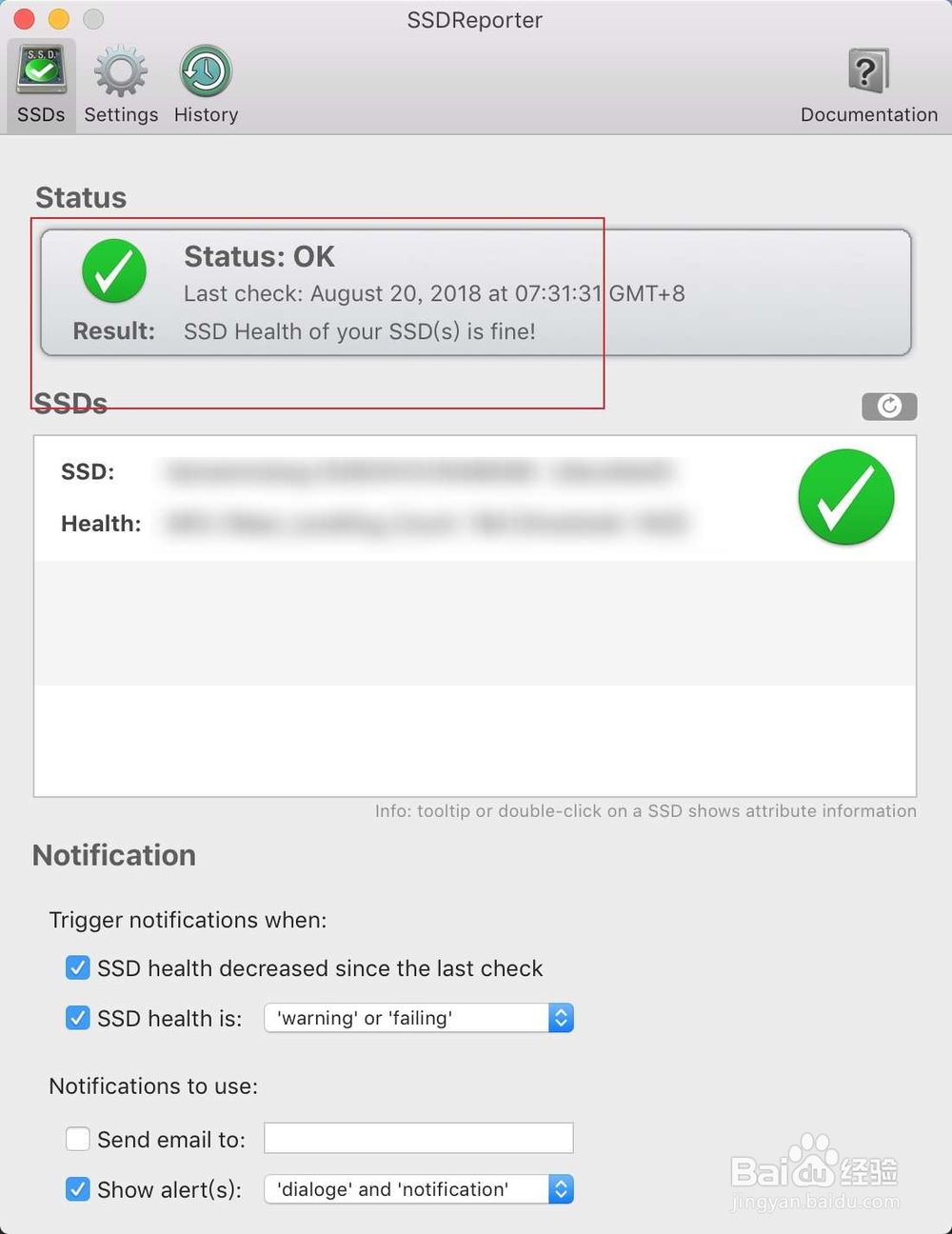 SSDReporter for Mac安装使用 检查MacSSD健康