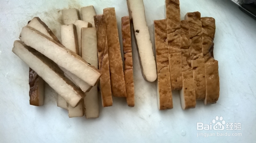 小炒：芹菜香干素什锦