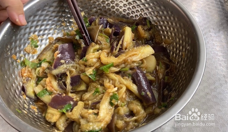 凉拌茄子的做法